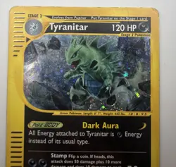 Pokemon Tyranitar Expedition Base Set Holo Rare 029/165 120 HP 2002 Reverse Hol… - Image 5