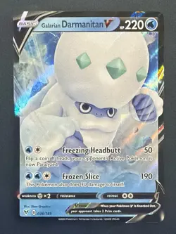 Galarian Darmanitan V 036/185 Swsh04: Vivid Voltage Holo - NM - Image 1