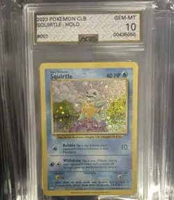 Pokemon TCG Squirtle Classic Collection AGS 10 Gem Mint - Image 1