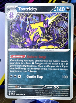 NON Holo Rare Toxtricity 068/094 DECK EXCLUSIVE Pokemon Phantasmal Flames - Image 3