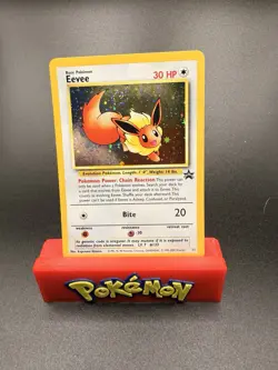 Pokemon 2000 Eevee Black Star Promo #11 Near Mint 🌀"Swirl Above Its Tail - Image 1
