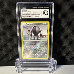 CGC 9.5 Registeel Pokemon League 068/111 League & Championship Reverse Holo - Image 1