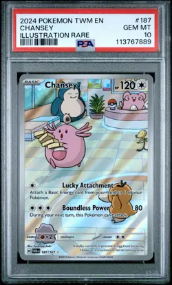 2024 Pokemon Chansey Illustration Rare PSA 10 Gem Mint - Image 2
