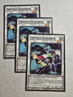 3x Formula Synchron 1st Edition Common L5DD-ENY38 Yu-Gi-Oh! - Image 1