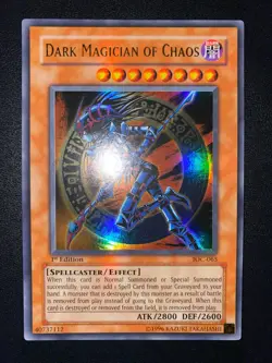 YU-GI-OH! DARK MAGICIAN OF CHAOS ULTRA RARE IOC-065 1ST EDITION ENGLISH NM - Image 1