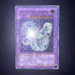 Yu-Gi-Oh! Cyber Twin Dragon -CRV-EN035- Ultimate Rare- 1st Edition NM - Image 2