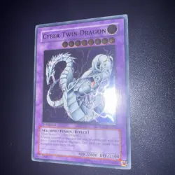 Yu-Gi-Oh! Cyber Twin Dragon -CRV-EN035- Ultimate Rare- 1st Edition NM - Image 3