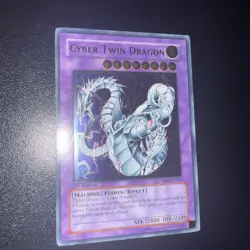 Yu-Gi-Oh! Cyber Twin Dragon -CRV-EN035- Ultimate Rare- 1st Edition NM - Image 4