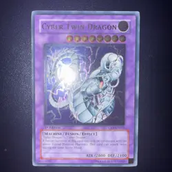 Yu-Gi-Oh! Cyber Twin Dragon -CRV-EN035- Ultimate Rare- 1st Edition NM - Image 5