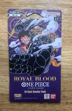 One Piece “Royal Blood” 12 Card Booster Pack. Unopened - Image 1