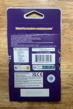 One Piece “Royal Blood” 12 Card Booster Pack. Unopened - Image 2