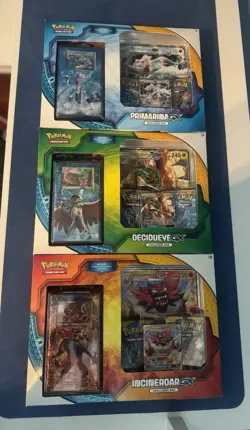 Pokemon GX Challenge Box Lot – Sealed Set of 3 -Incineroar, Decidueye, Primarina - Image 1