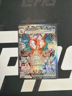 Pokemon TCG Charizard EX 223/197 Ultra Rare Holo SV03 Obsidian Flames NM - Image 1