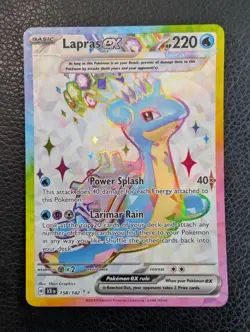 Lapras ex - 158/142 Stellar Crown (Pokemon) Ultra Rare - Image 1