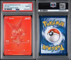 PSA 10 Victini 171/086 Pokemon Scarlet & Violet Black Bolt Gem Mint 2025 BWR - Image 3