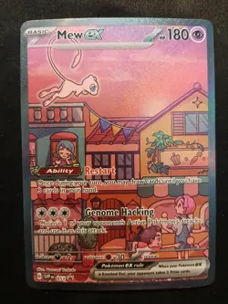 Pokemon TCG Mew EX 053 Scarlet & Violet Promo Holo Full Art - NM - Image 1