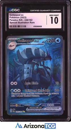 Pokemon 2023 Golisopod ex 246/182 SIR Paradox Rift GEM MINT CGC 10 - Image 1
