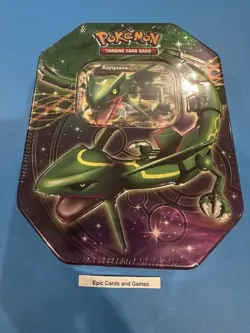 ( RAYQUAZA EX TIN ) Pokemon 2012 - NEW Sealed Black & White Pack Dragon Exalted - Image 1