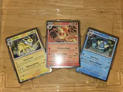 Pokemon Flareon 167, Vaporeon 168, Jolteon 169, SVP Prismatic Evolutions Promo - Image 1