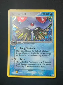 Pokemon TCG 2004 Tentacruel EX Hidden Legends 51/101 Holo Lightly Played - Image 3