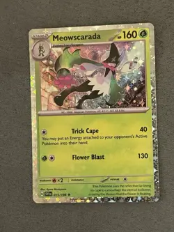 Pokemon TCG Meowscarada 015/198 Starlight Holo - Scarlet & Violet NM/M - Image 2
