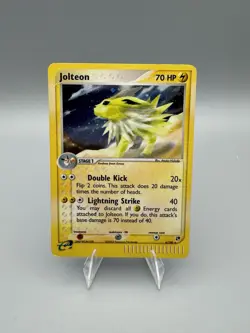 Pokemon TCG Jolteon 6/100 Holo Rare Sandstorm English 2003 - Image 1