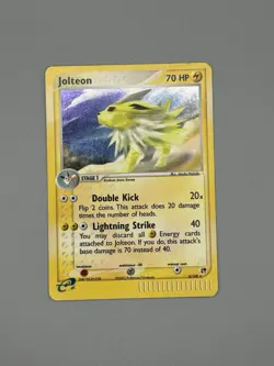 Pokemon TCG Jolteon 6/100 Holo Rare Sandstorm English 2003 - Image 3