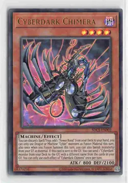 Structure Deck: Cyber Strike Ultra Rare SDCS-EN002 Cyberdark Chimera - Image 1