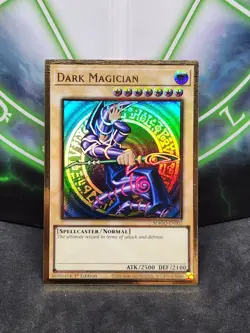 Yugioh Dark Magician MAGO-EN002 Premium Gold Rare 1st Edition NM - Image 1