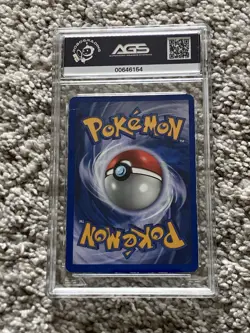 Vtg 1999 POKEMON Base Set Unlimited 2/102 BLASTOISE HOLO AGS 5.5 EX+ Graded Card - Image 4