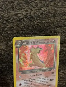 Dark Typhlosion 10/105 Neo Destiny Holo Rare Pokemon Card LP-MP - Image 3
