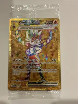 Cinderace ex 163 Sv: Scarlet & Violet Holo SEALED PROMO Pokemon Card - Image 1
