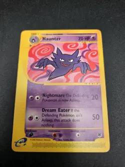 Haunter Expedition Base Set 80/165 Uncommon Regular Unlimited Pokemon Card - Image 1