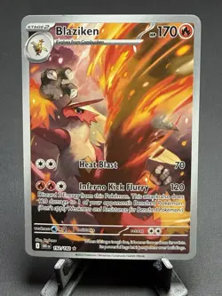 Blaziken 192/182 Destined Rivals Illustration Rare Pokemon TCG Card NM Flawless - Image 1