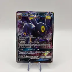 Umbreon GX 80/149 Holo Rare Sun & Moon Base Set Pokemon Card Ultra Rare - Image 1