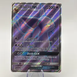 Espeon GX 140/149 Sun & Moon Base Full Art Ultra Rare Holo Pokemon Card - Image 1