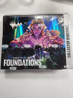 MTG Foundations Collector Booster Box Factory Sealed – Premium Magic Cards - Image 1