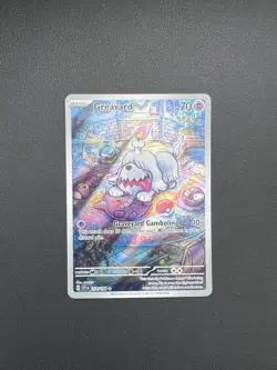 Pokemon TCG Greavard 214/198 Illustration Rare Card Near Mint - Image 1