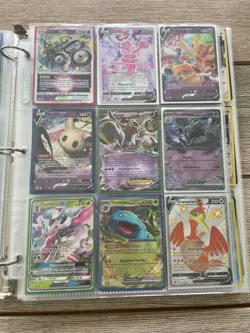 Pokemon card binder collection all english all rare or better with penny sleeves - Image 2