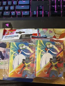 2X Mini Portfolio Binder Only Holds 60 Cards Pokemon TCG Mega Evolution NO PACK - Image 1