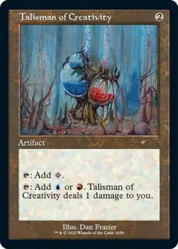 MTG English Talisman of Creativity (Retro Frame) NM Normal Secret Lair - Image 1