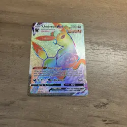 Pokemon TCG Umbreon VMAX Holo Secret Rare Card Evolving Skies 214/203 - Image 1