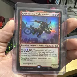 x1 Raphael, the Nightwatcher - Foil R MTG Teenage Mutant Ninja Turtles M/NM, Eng - Image 1