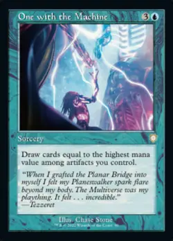 One with the Machine (Retro) [The Brothers' War Commander] Magic MTG - Image 1