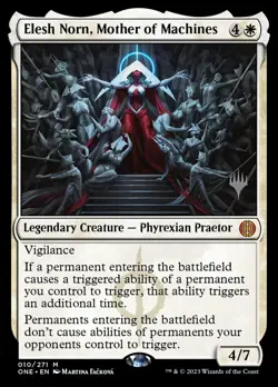 Elesh Norn, Mother of Machines MTG ONE Promo PPONE #10 Mythic NM - Image 1