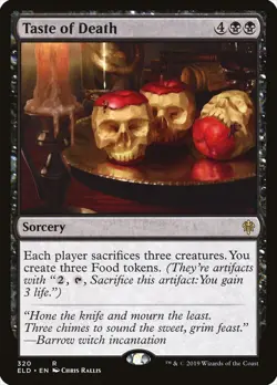 Taste of Death [Throne of Eldraine] Magic MTG - Image 1