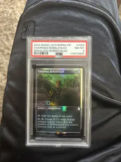 Charisma Bobblehead (Serial Numbered) Universes Beyond: Fallout Foil PSA 8 - Image 1