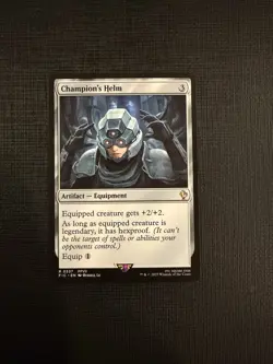 Champion's Helm 337 - NM - Final Fantasy Commander - MTG - Image 1