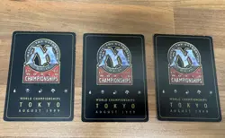 Magic The Gathering Tokyo 1999 World Championships ANCIENT TOMB Land x 3 gold - Image 4