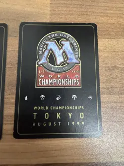 Magic The Gathering Tokyo 1999 World Championships ANCIENT TOMB Land x 3 gold - Image 5
